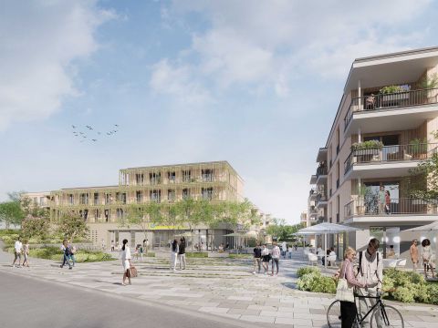 1. Preis Realisierungswettbewerb Nahversorgungszentrum mit Wohnbebauung Nordstadt Singen