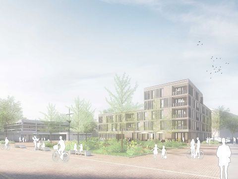 1. Preis Städtebaulicher Ideen- und Realisierungswettbewerb Albersbösch-Zentrum